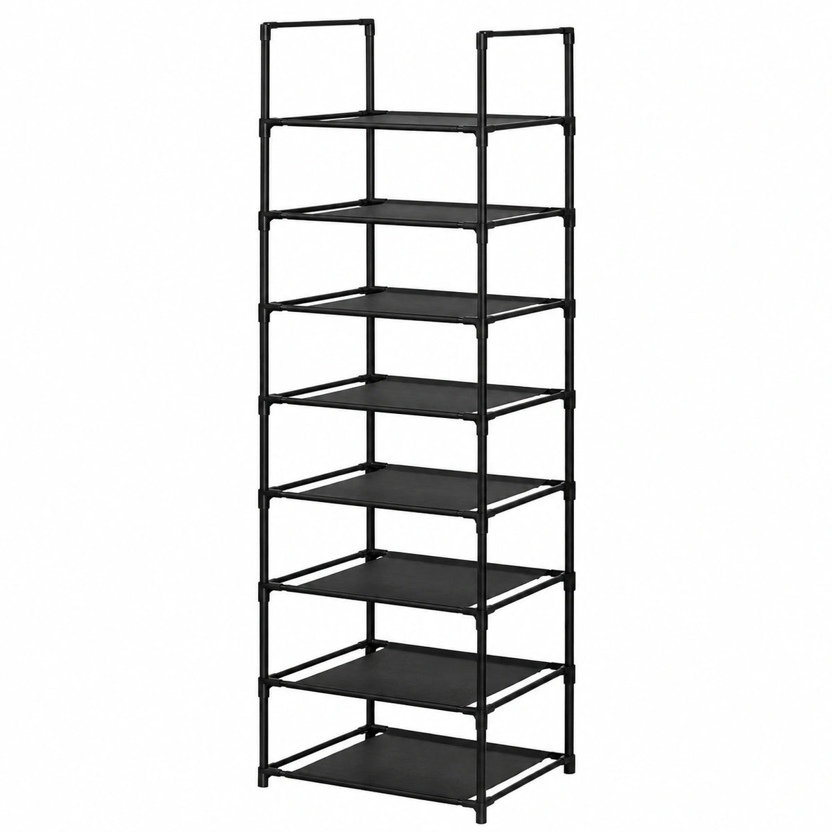 Scaffale Portascarpe in Metallo, Scarpiera Verticale, Scarpiera Salvaspazio con Ganci, Scaffale Salvaspazio, per Ingresso