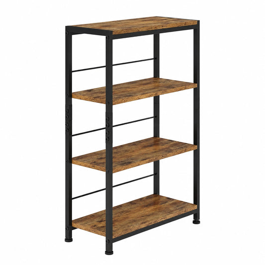 Scaffale da Cucina a 4 Ripiani, Scaffale Angolare Salvaspazio, per Bagno, Soggiorno, Camera da Letto